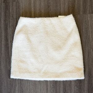 H&M Cream Wool Skirt